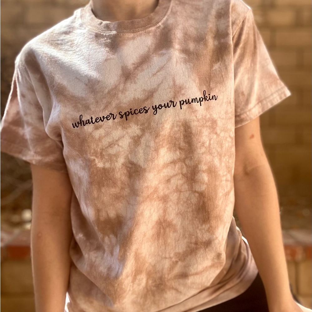 BRAND NEW W/Tags WHATEVER SPICES YOUR PUMPKIN TSHIRT + FREE GIFT